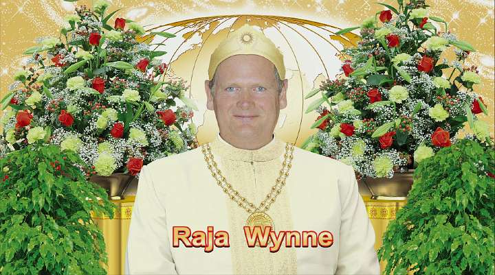 Raja Wynne.JPG - 1 February 2010Raja Robert Wynne, Mayor of Maharishi Vedic City in Iowa, USA and Raja (Administrator) of several nations for the Global Country of World Peace, lead a report on the progress in several key areas of Vedic City administration.